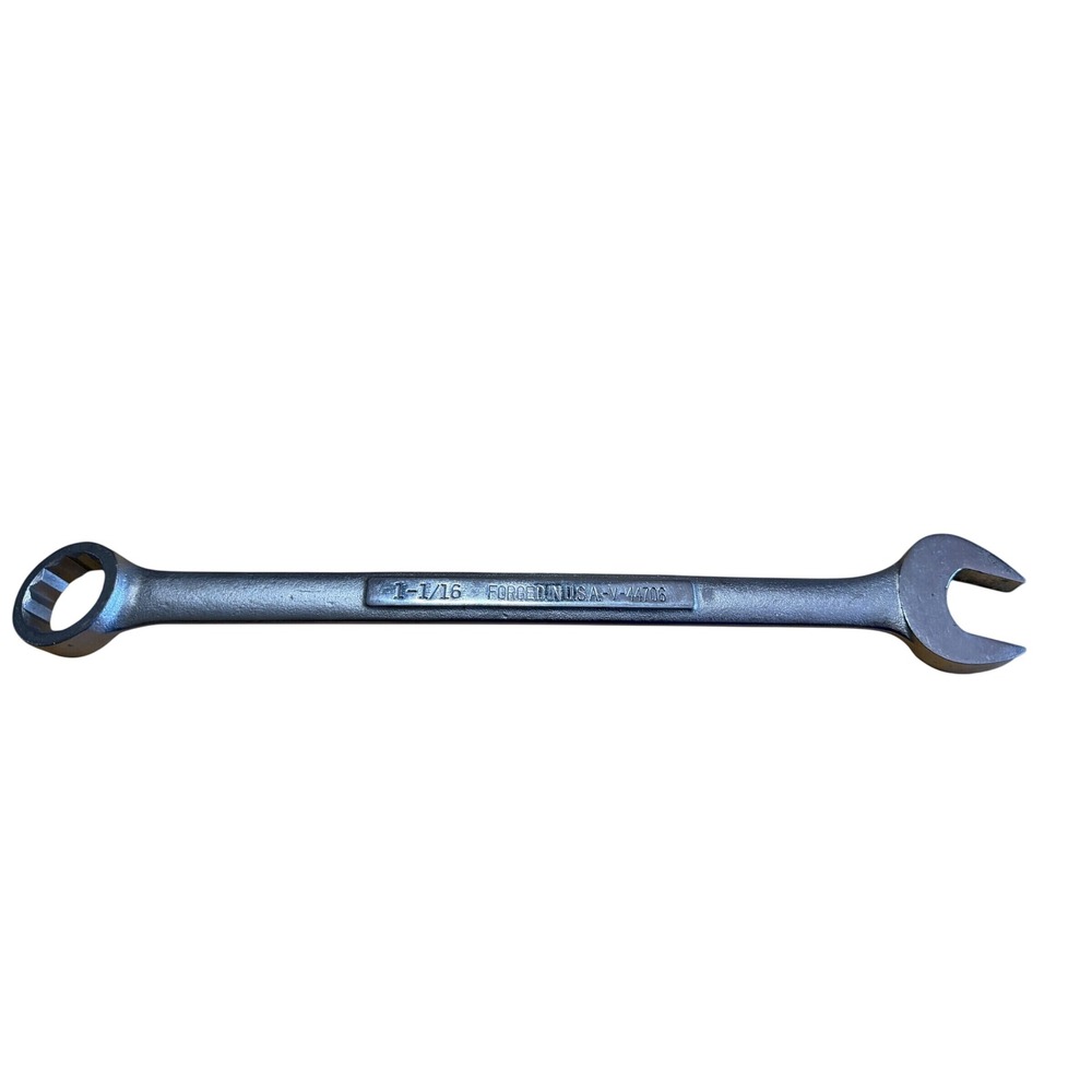 Craftsman 1-1/16 Combination Wrench Forged USA V-44706 12 Point Hand Tool